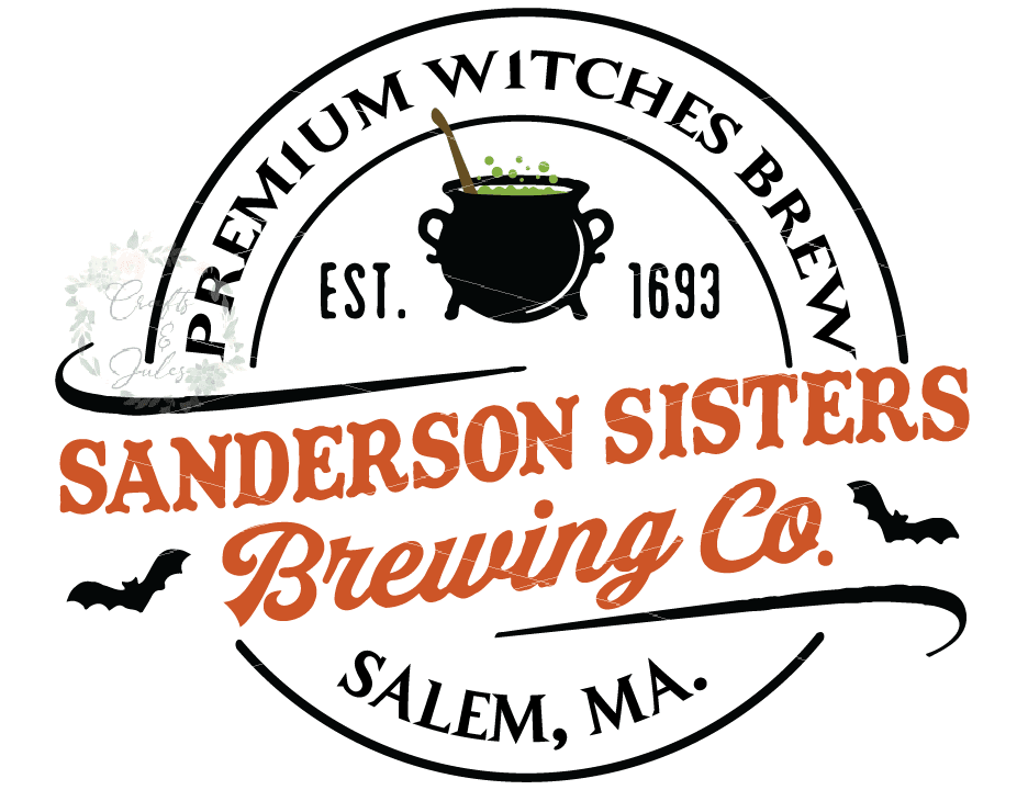 Premium Witches Brew Sanderson Sisters Brewing Co. SVG/PNG Only Ready ...