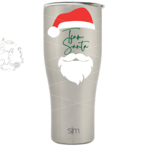 Team Santa Christmas Santa Hat Santa Beard SVG Only Ready for Download