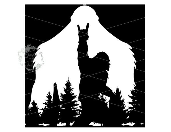 Bigfoot Rock on SVG Only Ready for Download layering design file
